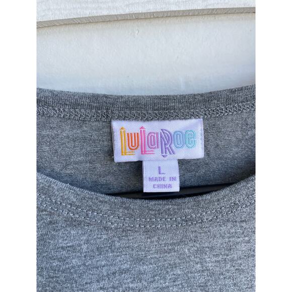 Lularoe Americana Randy  raglan tee Large - Picture 5 of 6